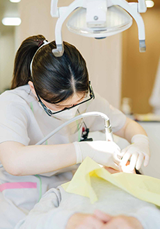 虫歯・歯周病リスクに対する　歯のクリーニングと検査
